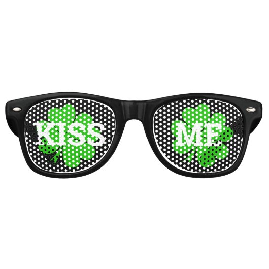KISS ME Clover retro Shades / Fun Party Lunettes d (Devant)
