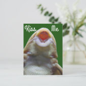 Kiss me Fish Briefkaart (Staand voorkant)