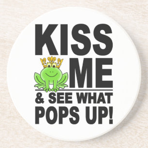 KISS ME Frog onderzetter