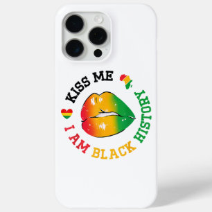 Kiss Me I Am Black History Maand Afro-Amerikaan iPhone 15 Pro Max Hoesje