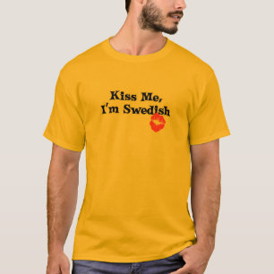 Kiss me I'm Zweeds T-shirt