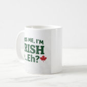 Kiss Me I’m Irish Eh Mug (Devant gauche)