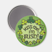 Kiss Me I m Irish - Magnet (Recto/Verso)