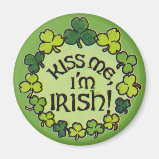 Kiss Me I m Irish - Magnet (Devant)