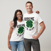 Kiss me Ik ben Ierse St. Patricks Day T-shirt (Unisex)