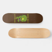 "KISS ME, IK BEN VACCINATED" grappig Skateboard (Horizontaal)