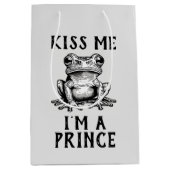 Kiss Me I'm A Prince Cadeau Sac (Devant)