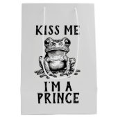 Kiss Me I'm A Prince Cadeau Sac (Dos)
