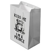 Kiss Me I'm A Prince Cadeau Sac (Dos Angle)