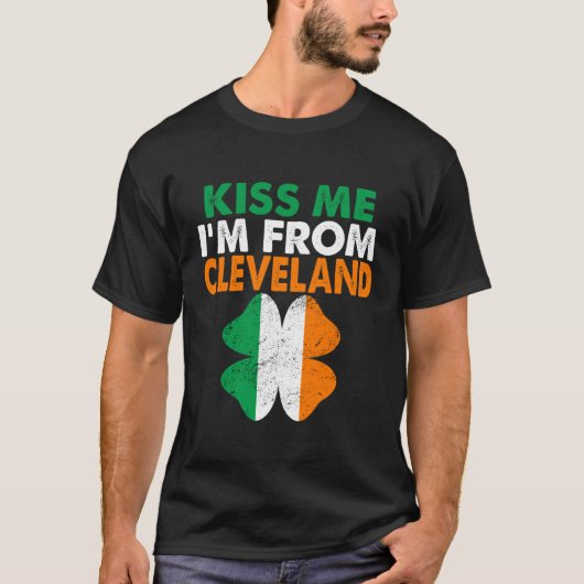 Kiss Me Im De Cleveland Essential T-Shirt (Devant)