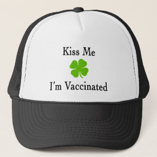 Kiss me Im gevaccineerd Trucker Pet