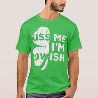 Kiss Me Im Iowish Saint Patrick Day Gift T-shirt