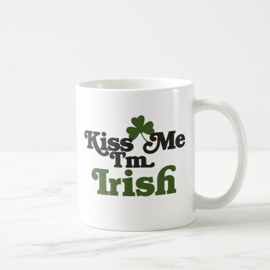 Kiss me Im Irish Koffiemok (Rechts)
