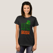 Kiss Me I'm Irish Leprechaun Hat St Patricks Day T-shirt (Voorkant volledig)