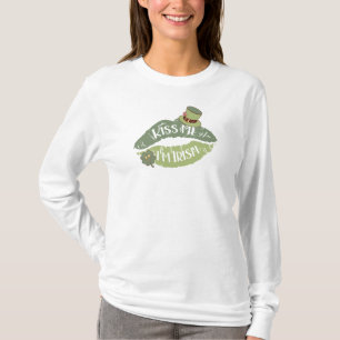 Kiss Me I'm Irish Retro Green Lips St. Patrick's T-shirt