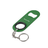 Kiss me im Irish St Patricks Day fles opener Sleutelhanger Flessenopener (Achterkant Gekanteld)