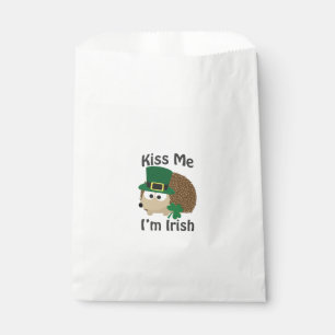 Kiss me Im Irish St Patricks Day Hedégel Bedankzakje