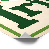 Kiss Me I'm Irish St. Patrick's Day is een Ierse f Poster (Hoek)