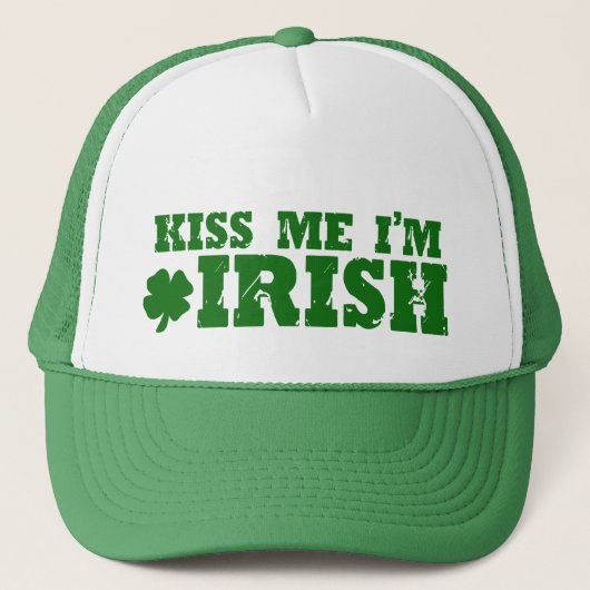 Kiss me Im Irish Trucker Pet (Voorkant)