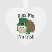 Kiss Me Im Jour de la Saint Patrick Irlandais Hedg (devant)