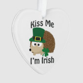 Kiss Me Im Jour de la Saint Patrick Irlandais Hedg (devant)