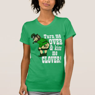 Kiss Me Irish Clover T-shirt