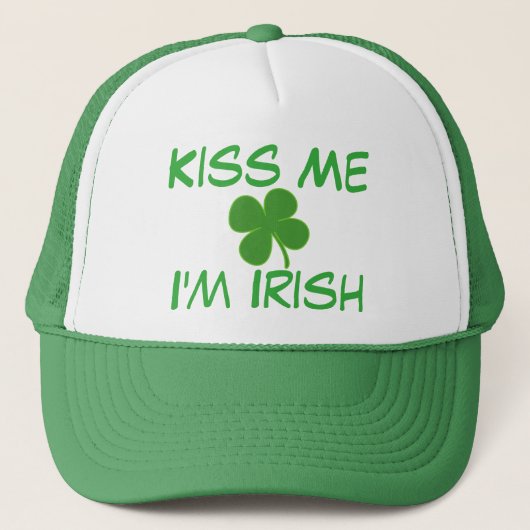 Kiss Me Irish Trucker Pet (Voorkant)