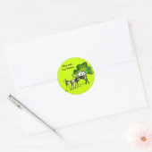 Kiss Me Je suis Polonais Sticker Shamrock (Enveloppe)