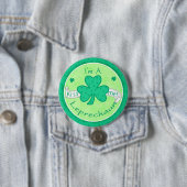 Kiss Me - Je suis un badge Leprechaun Button (En situation)