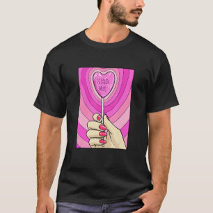 Kiss me Lollipop Snoep Lovecore Aesthethetische Co T-shirt