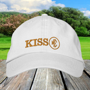 KISS ME retro hoed / Fun Party trucker cap Geborduurde Pet