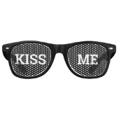 KISS ME rétro Shades / Fun Party Lunettes de solei (Devant)