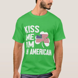 Kiss Me Series (ik ben een Amerikaan) Mannen T-Shi T-shirt