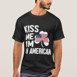Kiss Me Series (ik ben een Amerikaan) Mannen T-Shi T-shirt