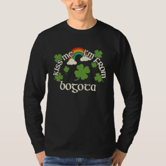Kiss Me Shamrock City St Patrick's Day Bogota T-shirt