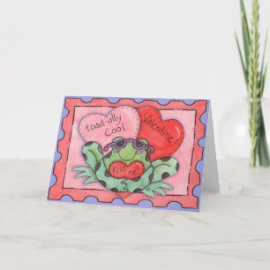 Kiss Me Toad - Wenskaart Feestdagen Kaart