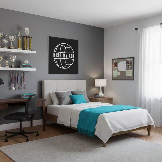 Kiss my Ace Perfect Poster