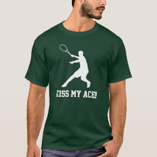 KISS MY ACE t-shirt met motiverende tennis citaat