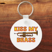 Kiss My Brass Sleutelhanger (Voorkant)