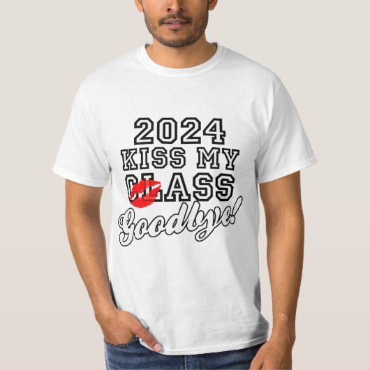 Kiss My Class Goodbye 2024 T-shirt (Voorkant)