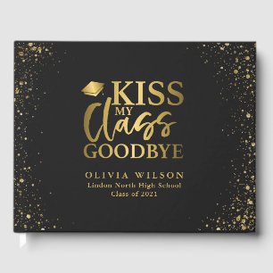 Kiss My Class Goodbye Afstudeerder Party Foto Gastenboek