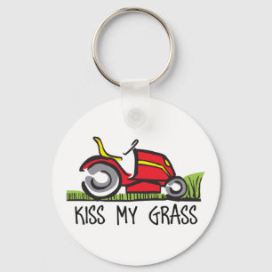 KISS MY GRASS SLEUTELHANGER
