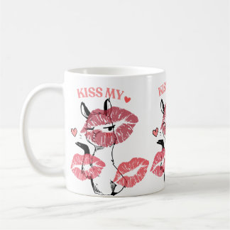 Kiss My Heart Llama Tee Koffiemok