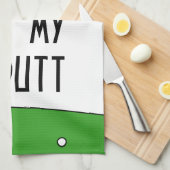 Kiss My Putt drôle serviette de cuisine cadeau pou (Quart Plié)