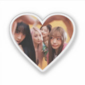 Kiss Of Life Heart Vinyl Sticker (Voorkant)