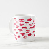 Kiss Peinture Motif lèvres Mug (Devant gauche)