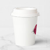 Kiss Red Lips Papieren Bekers (Rechts)