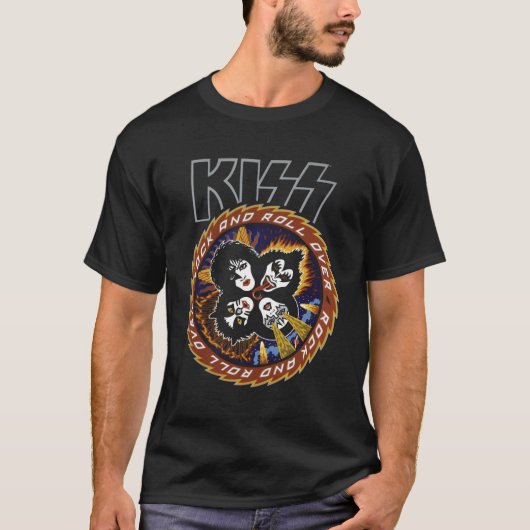 Kiss Roll Over T-shirt (Voorkant)