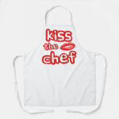 Kiss The Chef Apron Schort (Voorkant)