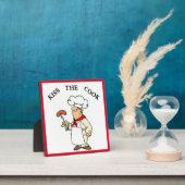 "KISS THE COOK" CHEF FOTOPLAAT (Insitu)